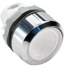 Кнопка MP2-21W белая (только корпус) с фиксацией с подсветкой  1SFA611101R2105  ABB