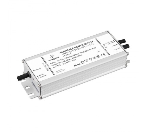 Блок питания ARPV-UH12150-PFC-0-10V (12V, 12.5A, 150W) (Arlight, IP67 Металл, 7 лет)  025747  Arlight