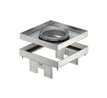 Кассетная рамка RKFN2 UZD3 ном.размер 4 200x200 мм (сталь) (RKFN2 UZD3 4VS25)  7409374  OBO Bettermann