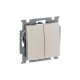 ABB Basic 55 Сл. кость Выключатель 2-х клавишный  1012-0-2148   2CKA001012A2148  ABB