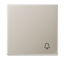 Клавиша для выключателя с символом "звонок"; благородная сталь  ES2990K  Jung