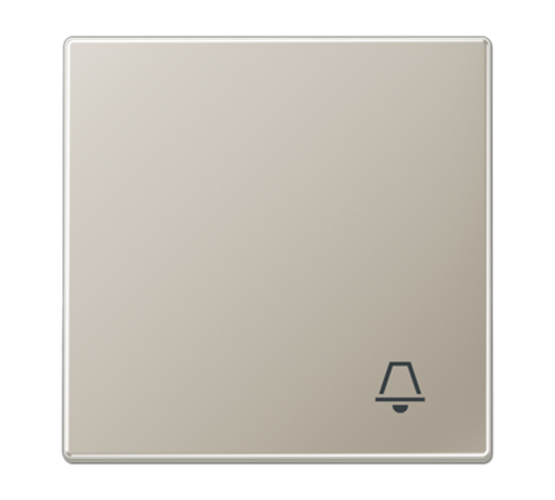 Клавиша для выключателя с символом "звонок"; благородная сталь  ES2990K  Jung