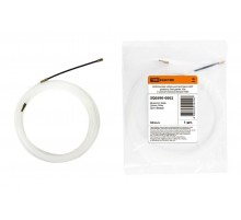 Нейлоновая кабельная протяжка НКП диаметр 3мм длина 10м с наконечниками (белая)  SQ0590-0002  TDM