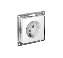 AtlasDesign Белый Розетка с заземлением, 16А, механизм  ATN000143  SE