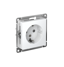 AtlasDesign Белый Розетка с заземлением, 16А, механизм  ATN000143  SE