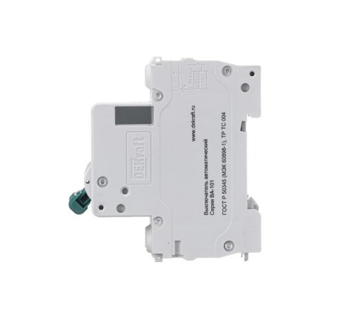 Выключатель автоматический двухполюсный ВА-101 16А C 4,5кА  11066DEK  DEKraft