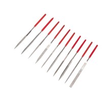 Набор надфилей алмазных 140х50х3мм, 10 шт.  KR-12-4112  Kranz