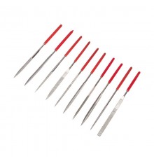 Набор надфилей алмазных 140х50х3мм, 10 шт.  KR-12-4112  Kranz