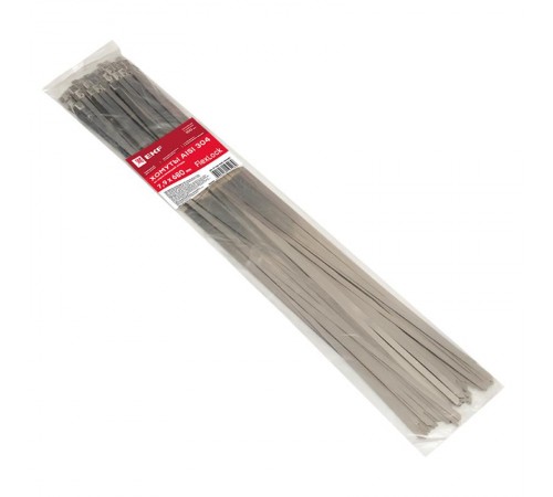 Хомут AISI 304 из нержавеющей стали, 7.9x680 (100 шт.) FlexLock PROximaplc-fl-tss-304-7.9x680EKF
