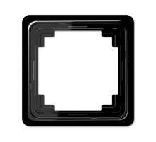 Рамка для вертикальной и горизонтальной установки, однократная, черная  CDP581SW  Jung