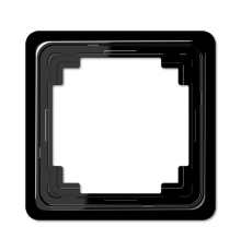 Рамка для вертикальной и горизонтальной установки, однократная, черная  CDP581SW  Jung