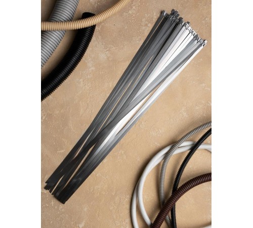 Хомут AISI 304 из нержавеющей стали, 7.9x680 (100 шт.) FlexLock PROximaplc-fl-tss-304-7.9x680EKF