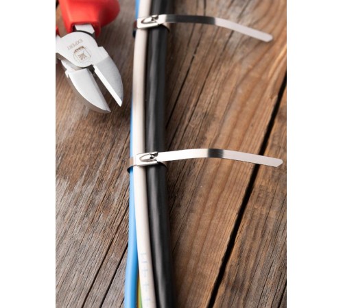 Хомут AISI 304 из нержавеющей стали, 7.9x680 (100 шт.) FlexLock PROximaplc-fl-tss-304-7.9x680EKF