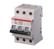 Рубильник 3 пол. E203r 100A рычаг красный  2CDE283001R0100  ABB