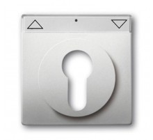 Плата центральная (накладка) для механизма выключателя жалюзи с зам., серия pur/сталь  1710-0-3749   2CKA001710A3749  ABB