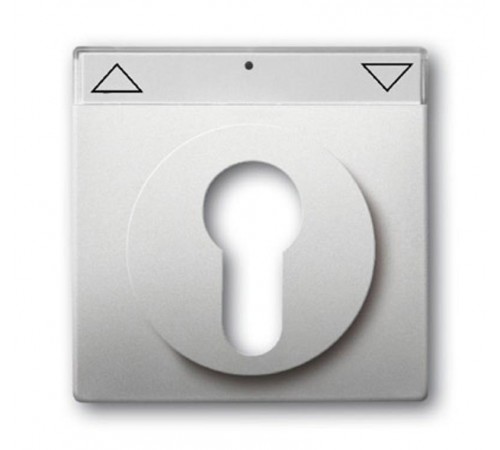 Плата центральная (накладка) для механизма выключателя жалюзи с зам., серия pur/сталь  1710-0-3749   2CKA001710A3749  ABB