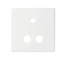 Simon 82 Накладка для коннектора мини-джек + 2RCA, S82, S82N, S82 Detail, белый  8201092-030  Simon