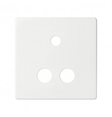 Simon 82 Накладка для коннектора мини-джек + 2RCA, S82, S82N, S82 Detail, белый  8201092-030  Simon