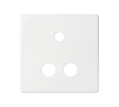 Simon 82 Накладка для коннектора мини-джек + 2RCA, S82, S82N, S82 Detail, белый  8201092-030  Simon