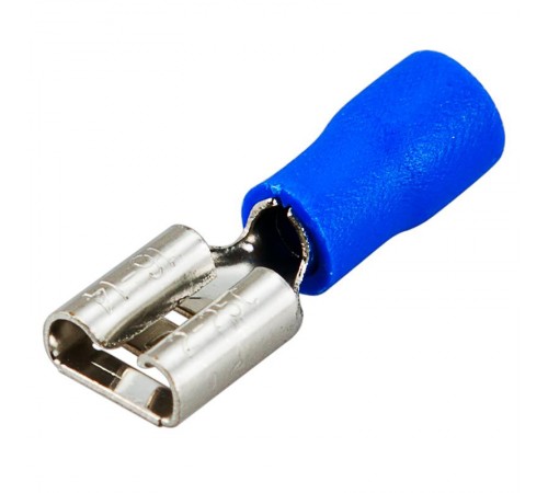 Клемма плоская изолированная РПи-м 2.5-(6.3)/РпИм 2-250 гнездо 6.6 мм 1.5-2.5 мм  08-0433  REXANT