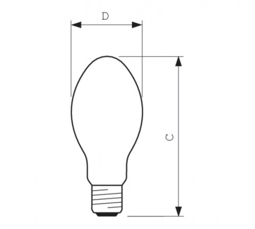 Лампа натриевая газоразрядная SON H 110W I E27 1CT/24  928486900191  PHILIPS