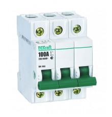 Выключатель нагрузки 3Р 100А ВН-103  17063DEK  DEKraft