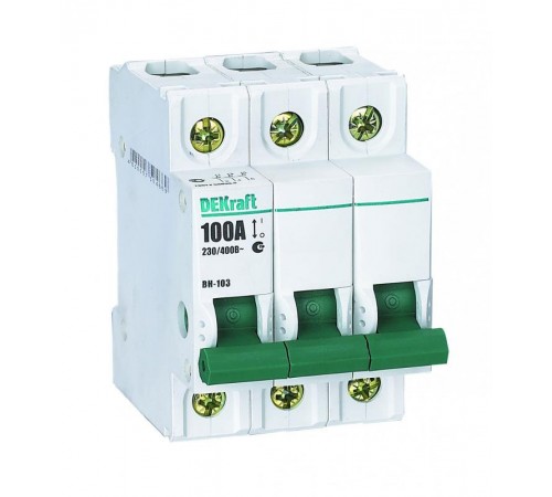 Выключатель нагрузки 3Р 100А ВН-103  17063DEK  DEKraft
