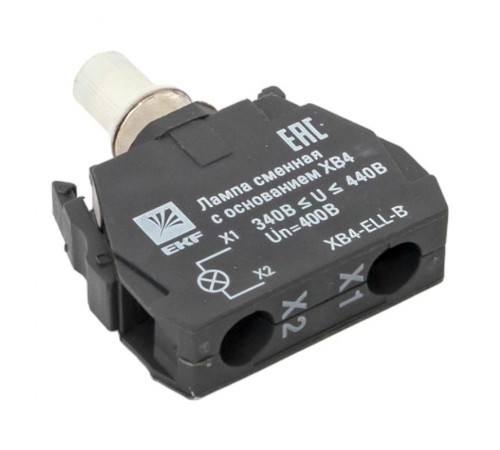 Лампа сменная c основанием XB4 синяя 400В EKF PROxima    XB4-ELL-B   EKF 