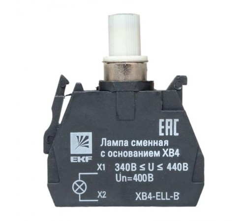 Лампа сменная c основанием XB4 синяя 400В EKF PROxima    XB4-ELL-B   EKF 