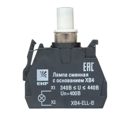 Лампа сменная c основанием XB4 синяя 400В EKF PROxima    XB4-ELL-B   EKF 