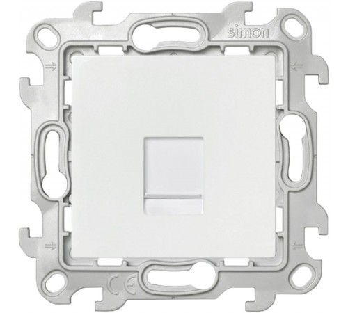 Simon 24 Белый Комп. розетка 1-ая RJ45 кат 5e UTP  2410598-030  Simon