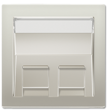 накладка для модульных гнезд  ES569-30BFPL-L  Jung