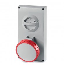 Розетка с механической блокировкой и верхним размещением разъема. 63А, 3P+E  DIS4056386  DKC