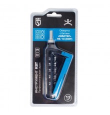 Набор отвертка с битами "Мастер" НБ-13  78698  КВТ