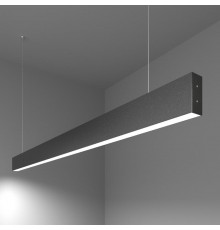 Светильник светодиодный подвесной линейный односторонний 128см 25W 6500K черная шагрень (101-200-30-128)  a042953  Elektrostandard