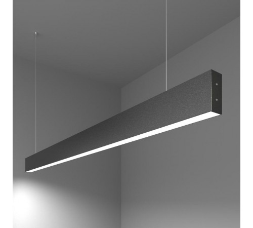 Светильник светодиодный подвесной линейный односторонний 128см 25W 6500K черная шагрень (101-200-30-128)  a042953  Elektrostandard