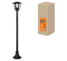 Светильник садово-парковый "СИТИ" НТУ 07-60-004 У1 6-ти гранник на стойке h=1120 мм черный  SQ0330-1310  TDM