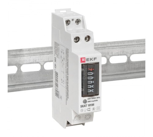 Счетчик электрической энергии модульный SKAT 101М/1 - 5(40) Ш Р M EKF   10105M   EKF