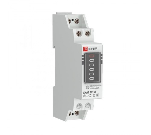 Счетчик электрической энергии модульный SKAT 101М/1 - 5(40) Ш Р M EKF   10105M   EKF