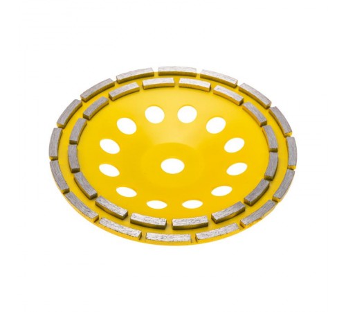 Чашка алмазная шлифовальная, двухрядная, 230х22,2мм  KR-90-0254  Kranz