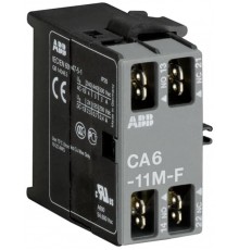 Блок контактный CA6-11M-F (1НО+1НЗ) боковой для мини-контакторов B6, B7, со штыревыми клеммами  GJL1201318R0003  ABB