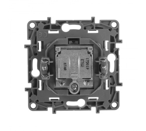 Etika Антрацит Розетка TV/SAT 2-х кабельная  672657  Legrand