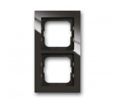 Рамка 2-постовая, серия axcent, цвет ch?teau-black  1754-0-4492   2CKA001754A4492  ABB