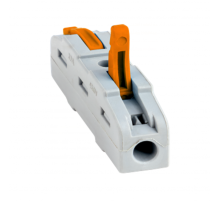 Строительно-монтажная клемма СМК 222-421 проходная 1 полюс 0,08-4мм2 (25шт.) PROxima  plc-smk-421  EKF