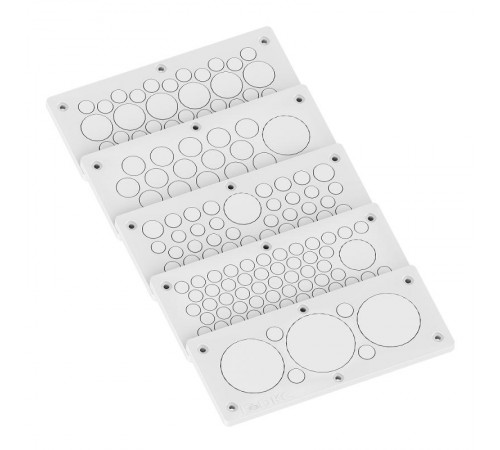 Мембранный кабельный ввод, EPDM, IP66, t эксп. -70..+90, ШхВ 216х89 мм,15x2,0-20,0 мм, 1x2,0-40,5 мм  R5MMB2  DKC