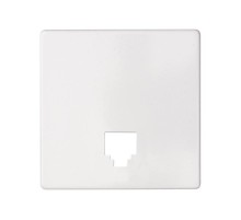 Simon 82 Накладка на телефонную розетку RJ-11, RJ-12, S82 Detail белый  82062-60  Simon