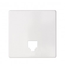 Simon 82 Накладка на телефонную розетку RJ-11, RJ-12, S82 Detail белый  82062-60  Simon