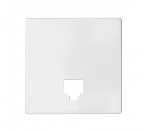 Simon 82 Накладка на телефонную розетку RJ-11, RJ-12, S82 Detail белый  82062-60  Simon
