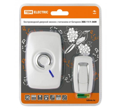 Звонок ЗББ-11/1-36М (беспр., бат.)   SQ1901-0001  TDM