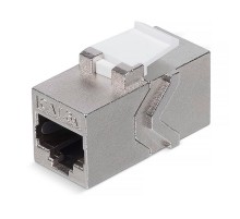 Адаптер проходной формата Keystone, Jack RJ-45(8P8C), FTP, CAT 6A REXANT PRO  02-0110  REXANT